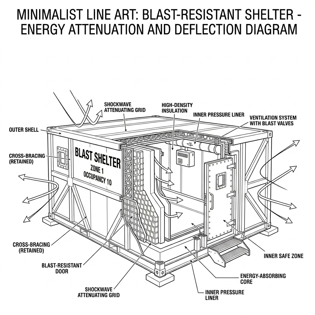 Blast Resistant shelters UAE Blast Resistant shelters UAE